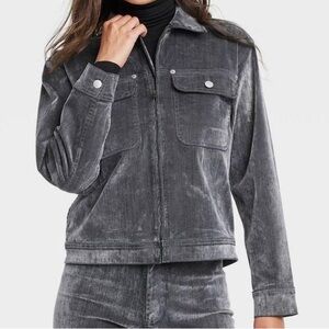 Universal Thread Flocked Jean Jacket